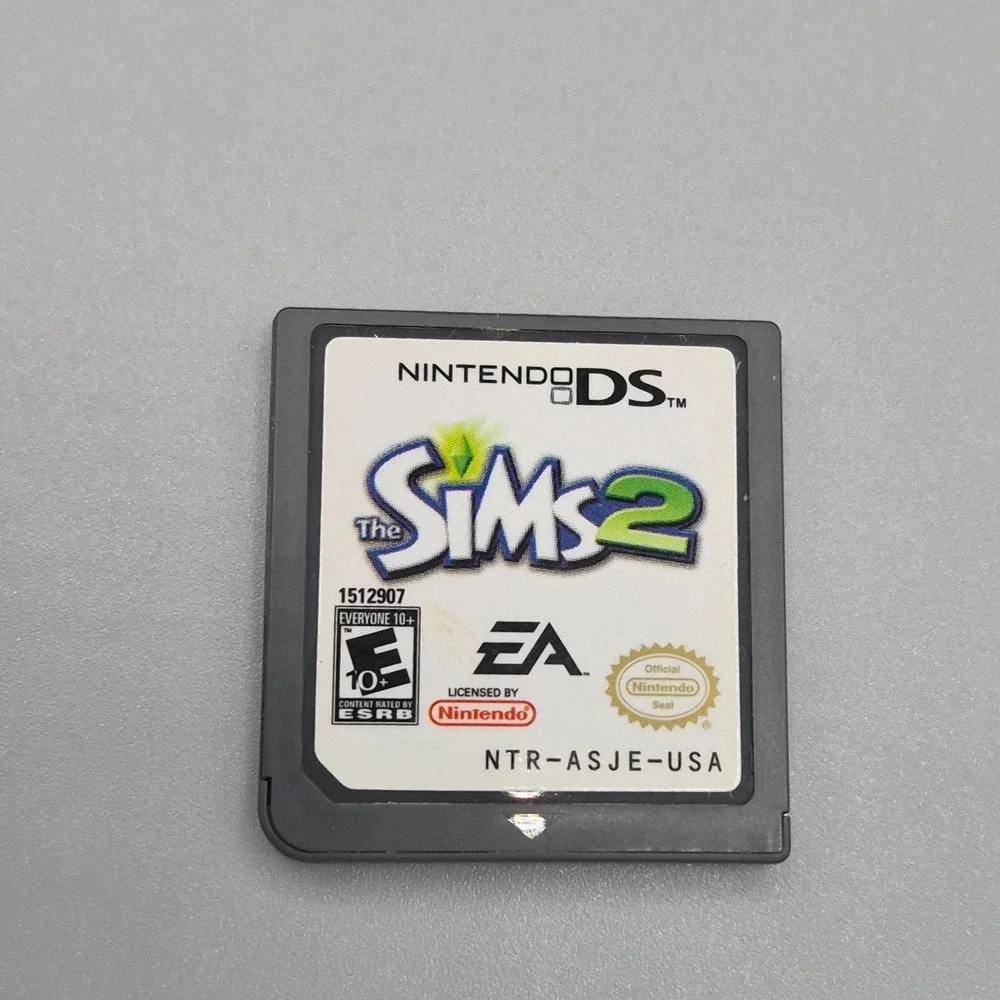The Sims 2 Nintendo DS Game Complete TESTED CIB NTR-ASJE-USA EA 2005 Simulation